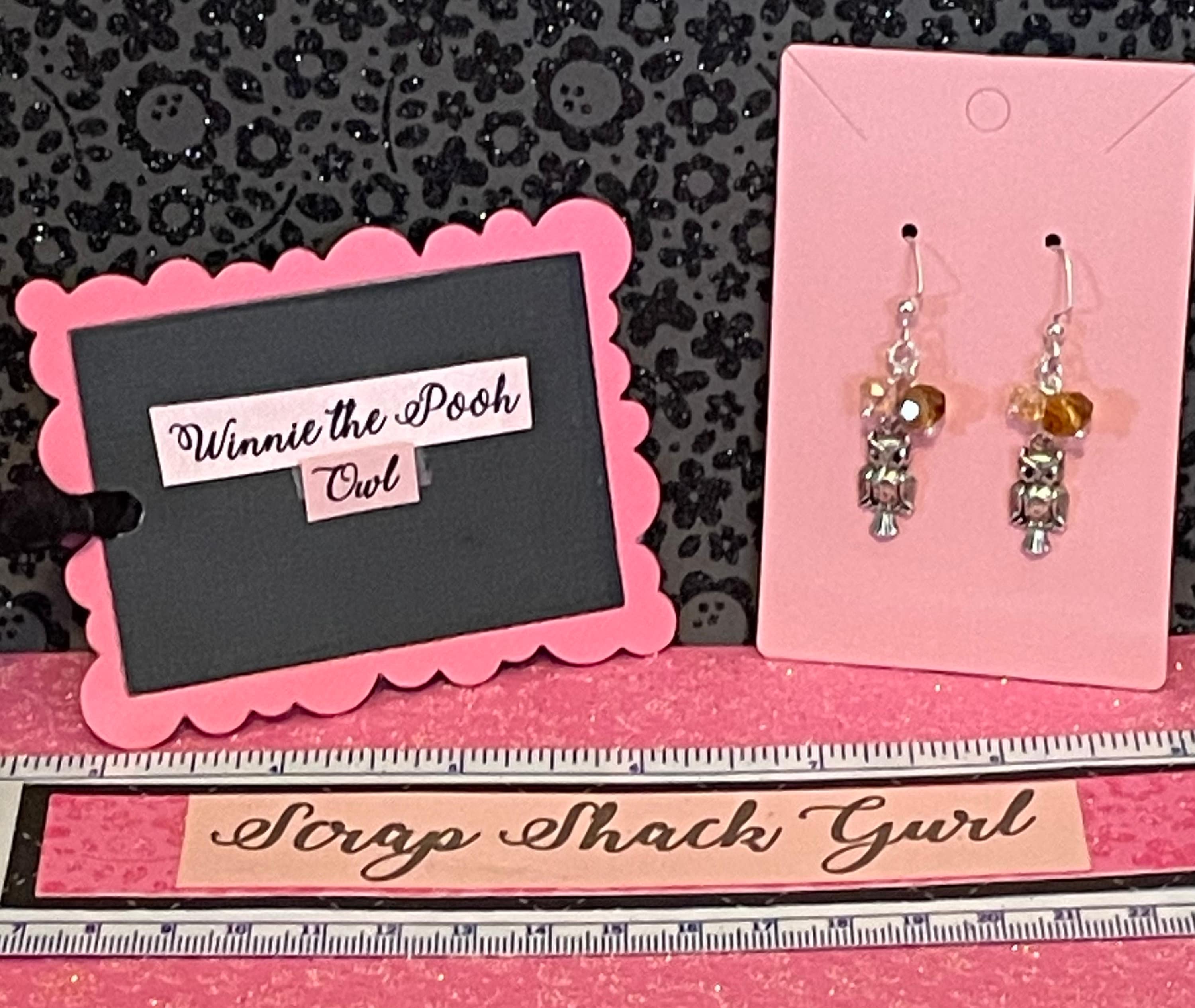 Winnie the Pooh (Owl) Inspired Earrings