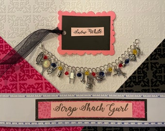 Snow White Inspired Charm Bracelet