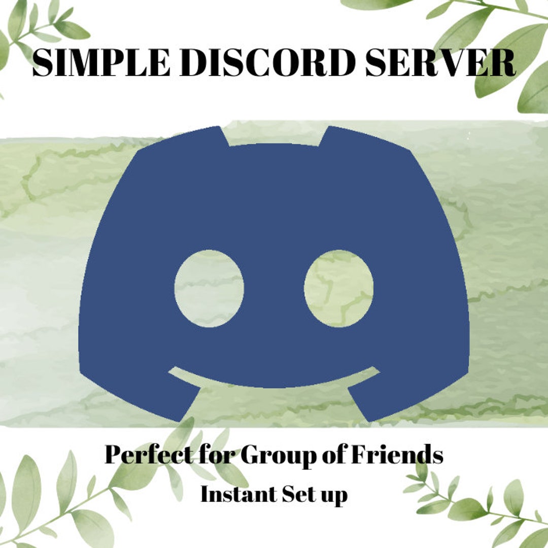 Simple Discord Server Template Basic Discord Server Group of Friends Simple Discord Server Template Basic Discord Server Group of Friends