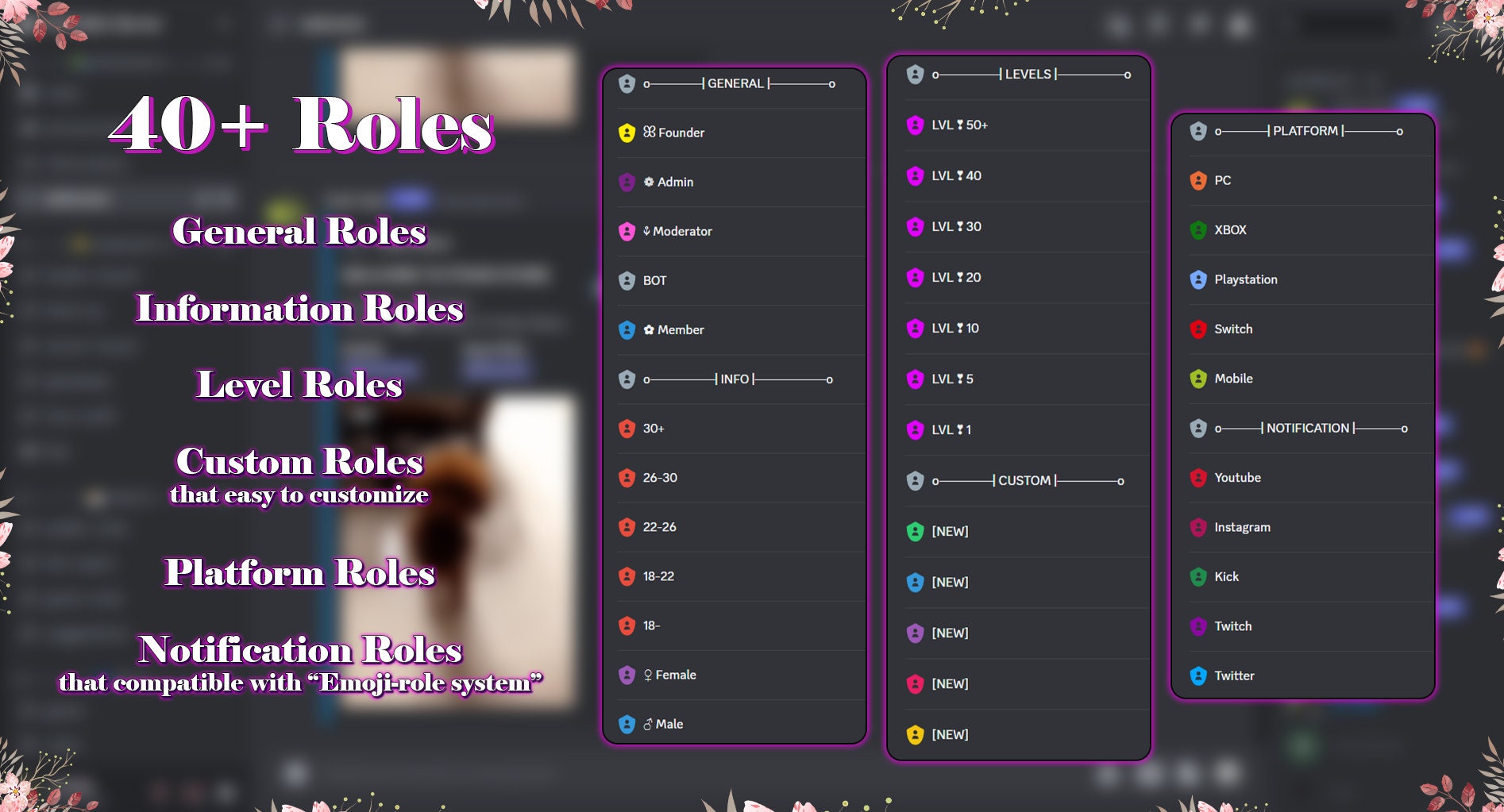Gaming Discord Server Template Community Discord Server Game Discord