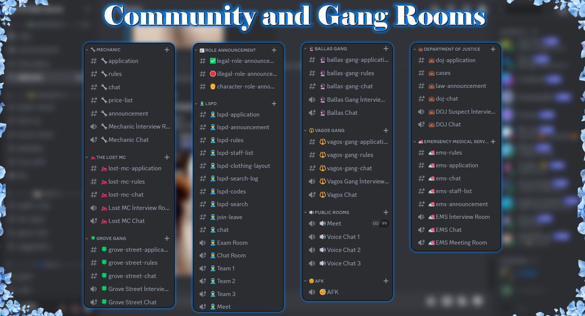 GTA5 Fivem Discord Server Template Advanced Gaming Discord Server Gta5 GTA5 Fivem Discord Server Template Advanced Gaming Discord Server Gta5
