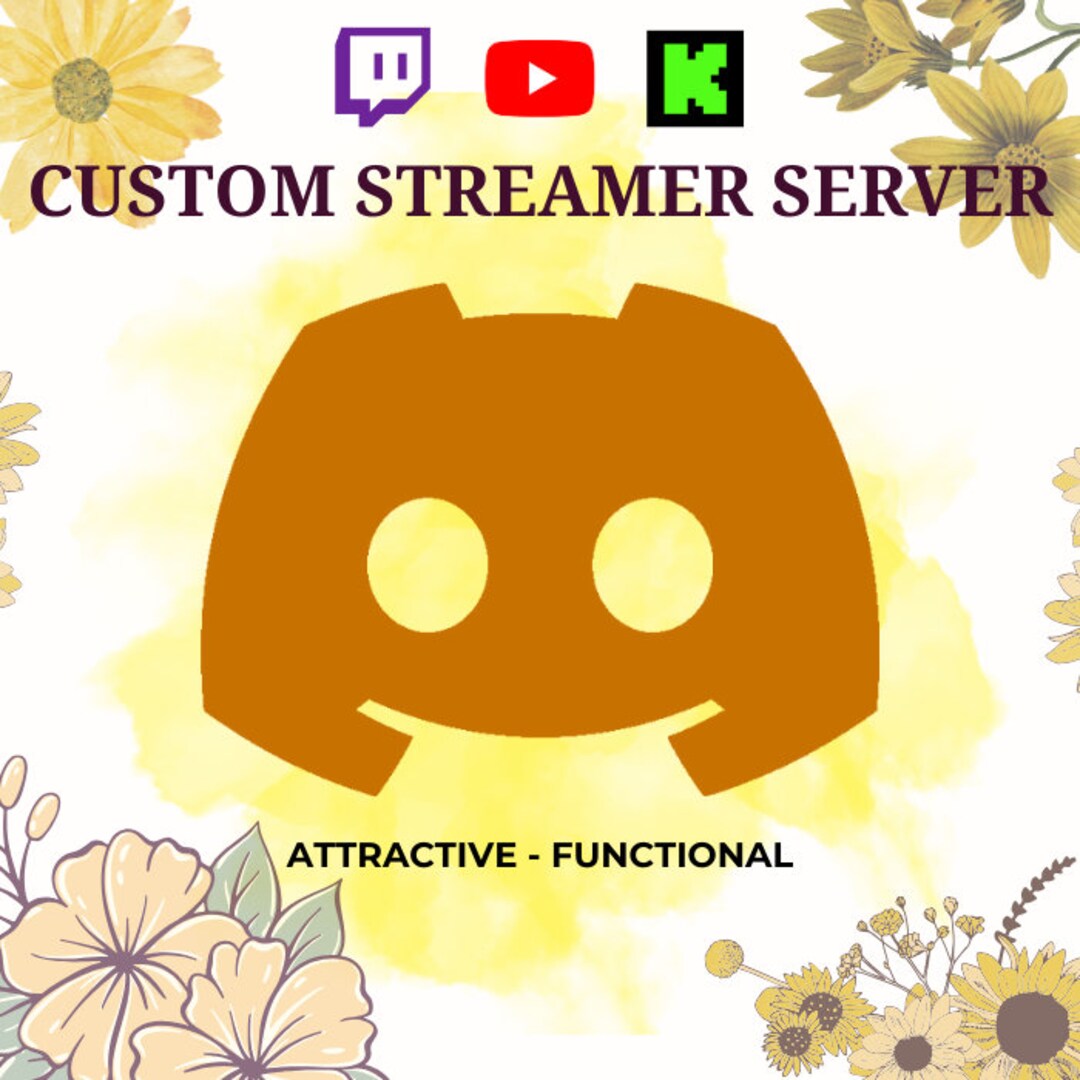 Streamer Discord Server CUSTOM Twitch Discord Server Youtube Discord