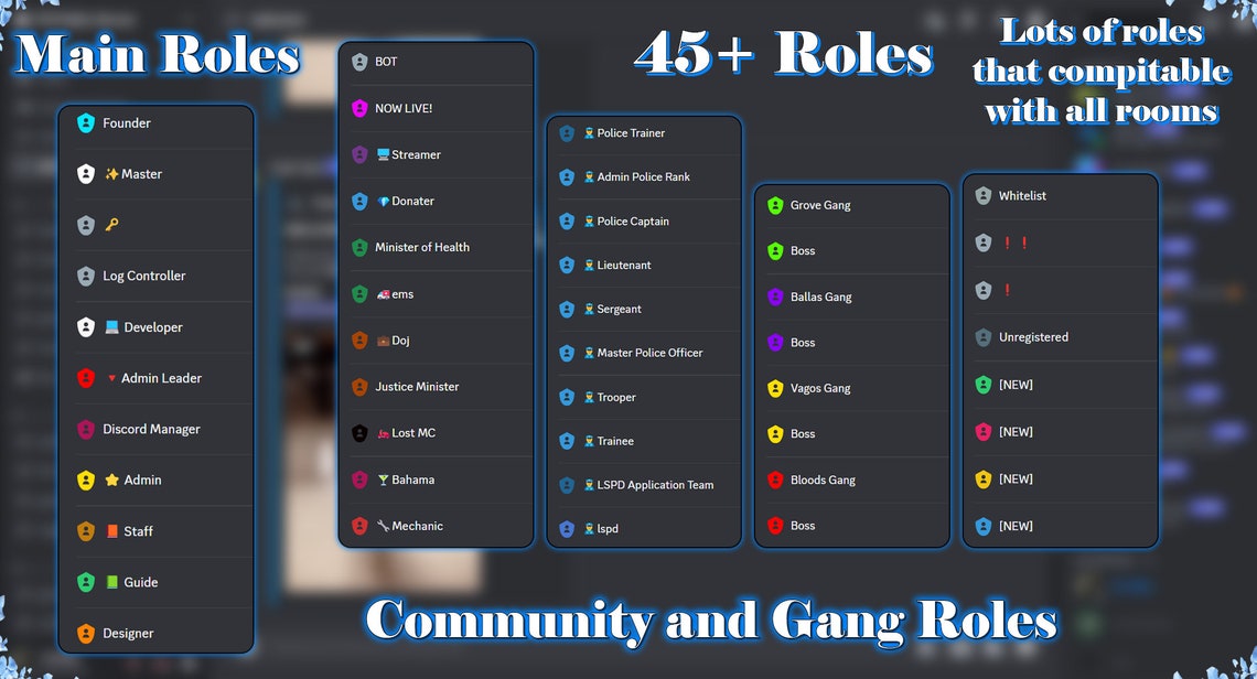 GTA5 Fivem Discord Server Template Advanced Gaming Discord Server Gta5 GTA5 Fivem Discord Server Template Advanced Gaming Discord Server Gta5