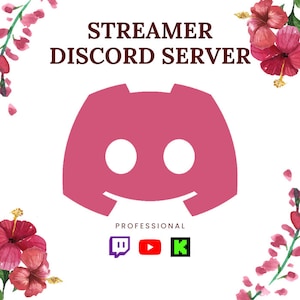 Streamer Discord Server Template, Twitch Discord, Youtube Discord, Kick Discord, Gaming Discord Server, Vtuber Discord, Streaming Discord
