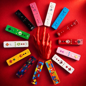 Original WiiMotion Plus Fernbedienung: RUL-036 mit Tasche & Trageriemen