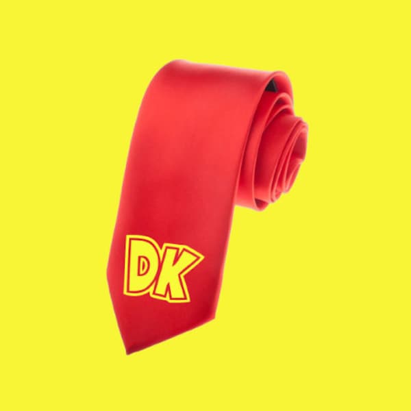 Donkey Kong Inspired Necktie FREE SHIPPING