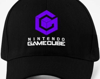 Casquette brodée inspirée de la Nintendo Gamecube