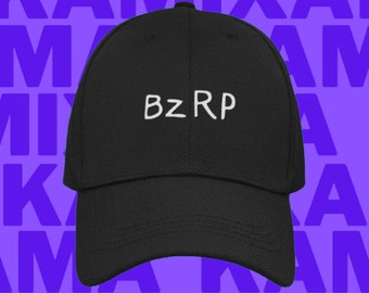 Bizarrap BZRP Cap Hat Embroidered Gorra Bordada Urbano HALLOWEEN COSTOME