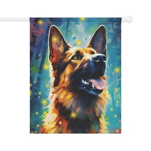 German Shepherd Garden Flag - Gift for Dog Mom Dog Dad or Dog Lover Christmas Birthday Father&#39;s Day - House Decor - Outdoor Decorations
