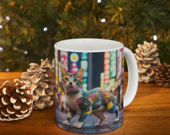 Cat Coffee Mug,Cat Mom Coffee Mug,Gifts For Cat Lovers,Cat Lover Gift Mug,Cat Dad Gift,Mug For Pet Lover,Crazy cat Lady Gift,Coffee Mug 11oz