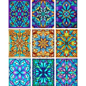 Mandala and Symmetrical Coloring Pages: Intricate Patterns - Adult Coloring Pages | 50 Digital Coloring Pages (Printable, PDF Download)