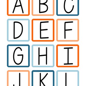 Alphabet and Counting Matching Game