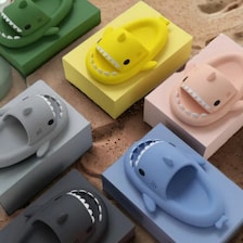 Shark Slippers | Shark Slides | Shark Sandals | Beach Slides | Shark Mouth Slides | Shark Slides Men and Women.