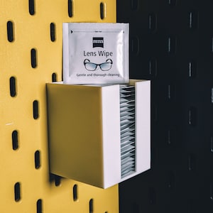 IKEA SKADIS Zeiss Wipes Holder - Store Up to 24 Wipes