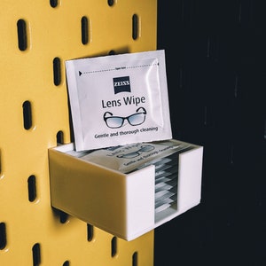 IKEA SKADIS Zeiss Wipes Holder - Store Up to 10 Wipes - 2 Pack