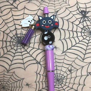 Halloween Pens | Halloween Gifts | Halloween Party Favors | Ghost Pens | Charm Pens | Pumpkin Pens | Bat Pens | Skull Pens | Purple Pens