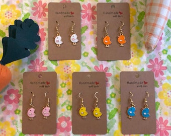 Baby Chicks Earrings | Easter Earrings | Baby Chicks Jewelry | Easter Jewelry | Easter Gifts | Easter Accessories | Chicken Earrings