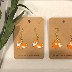 Fox Earrings | Fox Jewelry | Fox Accessories and Gifts | Animal Earrings | Animal Jewelry