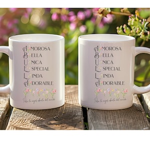 Abuela Ceramic Mug: Floral Grandma Gift (11oz, 15oz)
