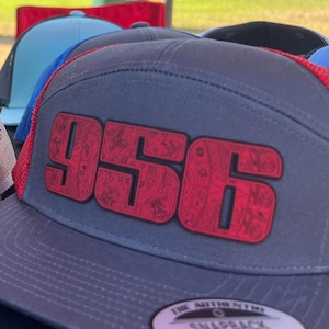 Trucker Leather Patch Cap  with Aztec Area Code
