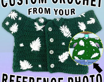 Custom Crochet Clothing, Handmade Outfits FOR PLUSH TOYS, Dolls, Stuffed Animals, Puppets, Toon Characters, Build-a-Bear Compatible