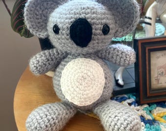Koala Crochet Pattern PDF • Small Amigurumi Tutorial • Beginner Friendly DIY Stuffed Animal • Hand-Sized Wildlife Digital Download