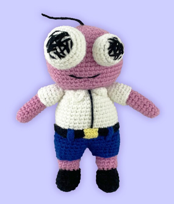 Pim Smiling Friends Plush • Handmade Crochet Amigurumi • Adult