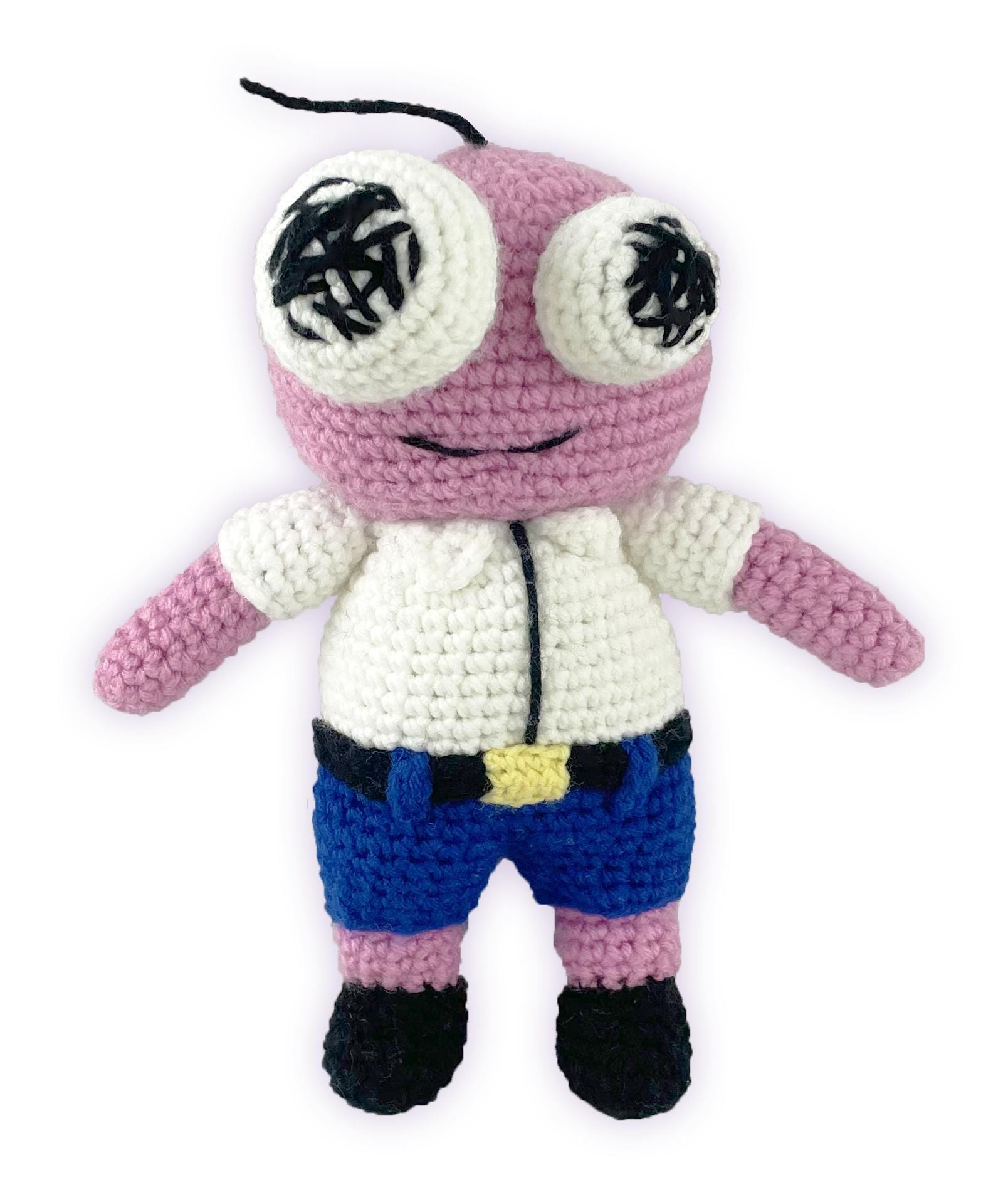 Pim Smiling Friends Plush • Handmade Crochet Amigurumi • Adult