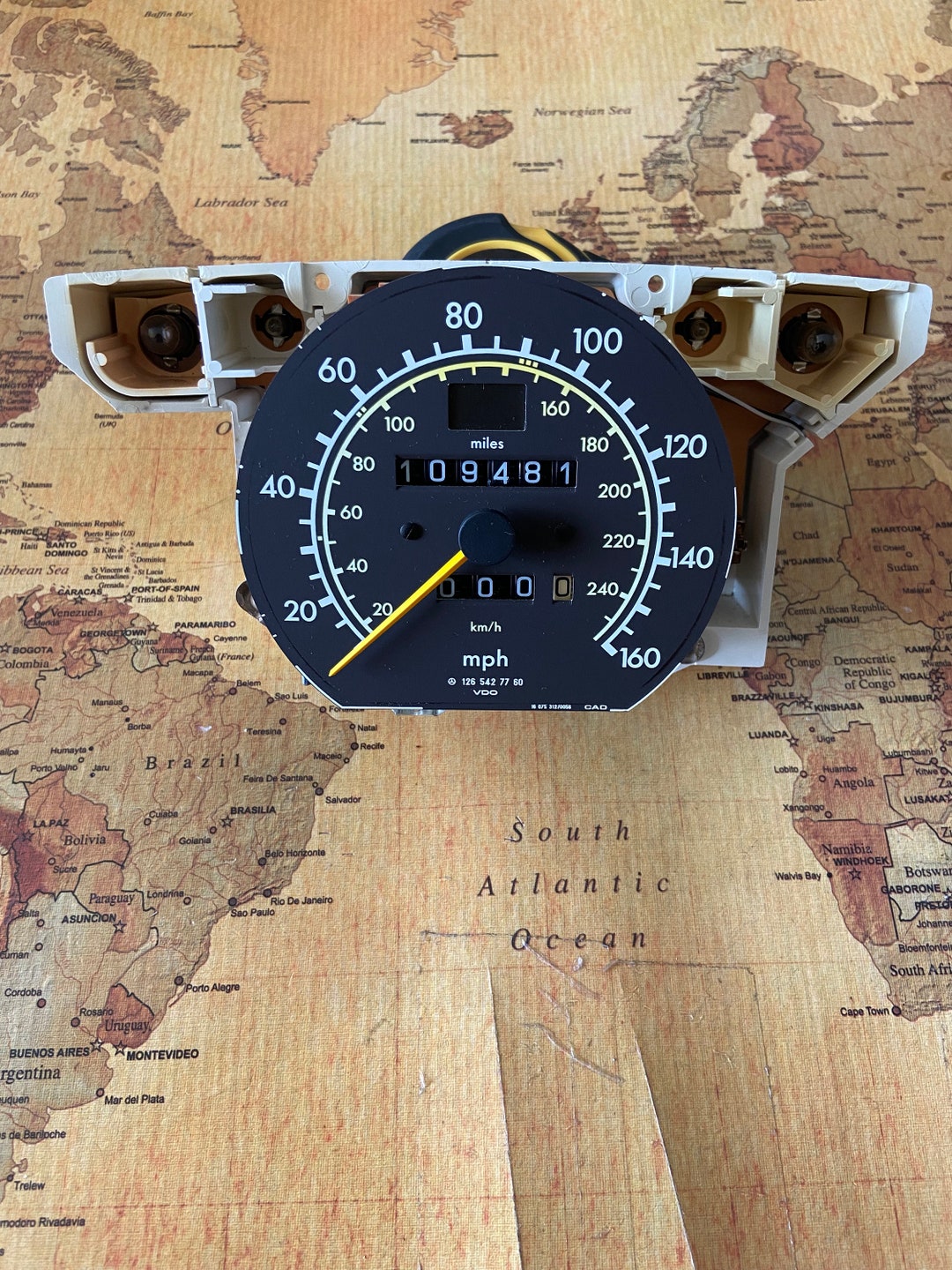 Mercedes Benz W126 Dash Instrument Cluster Speedo Unit Oem Used Etsy