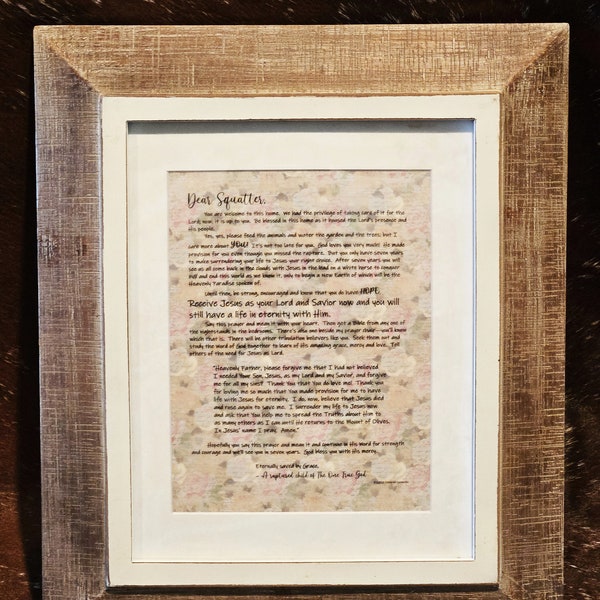 Antique Roses Squatter's Letter