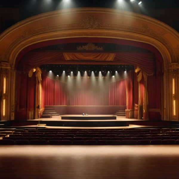 Theater Backdrop Etsy