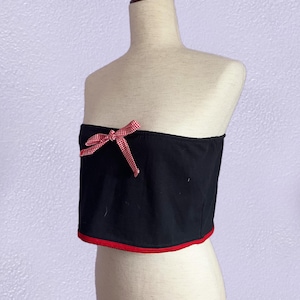 Red Bow Tube Top