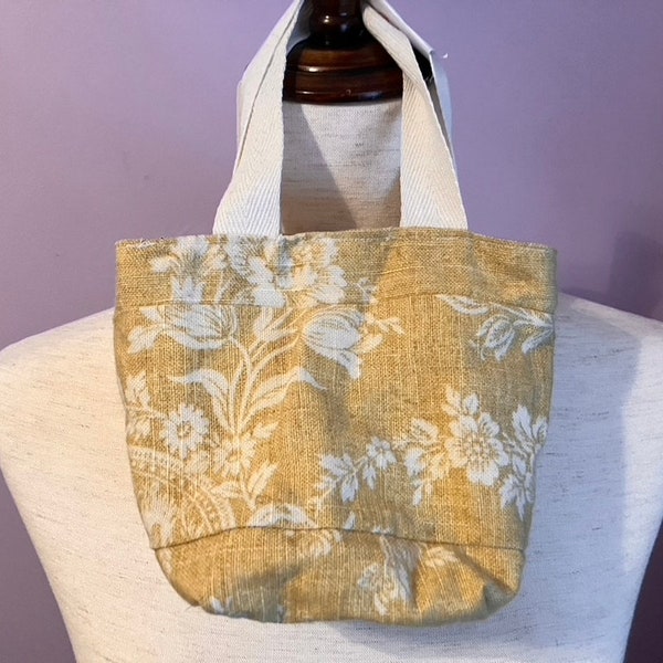 Mini Yellow Tote Bag