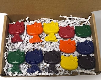Kitty Shaped Coloring Crayons