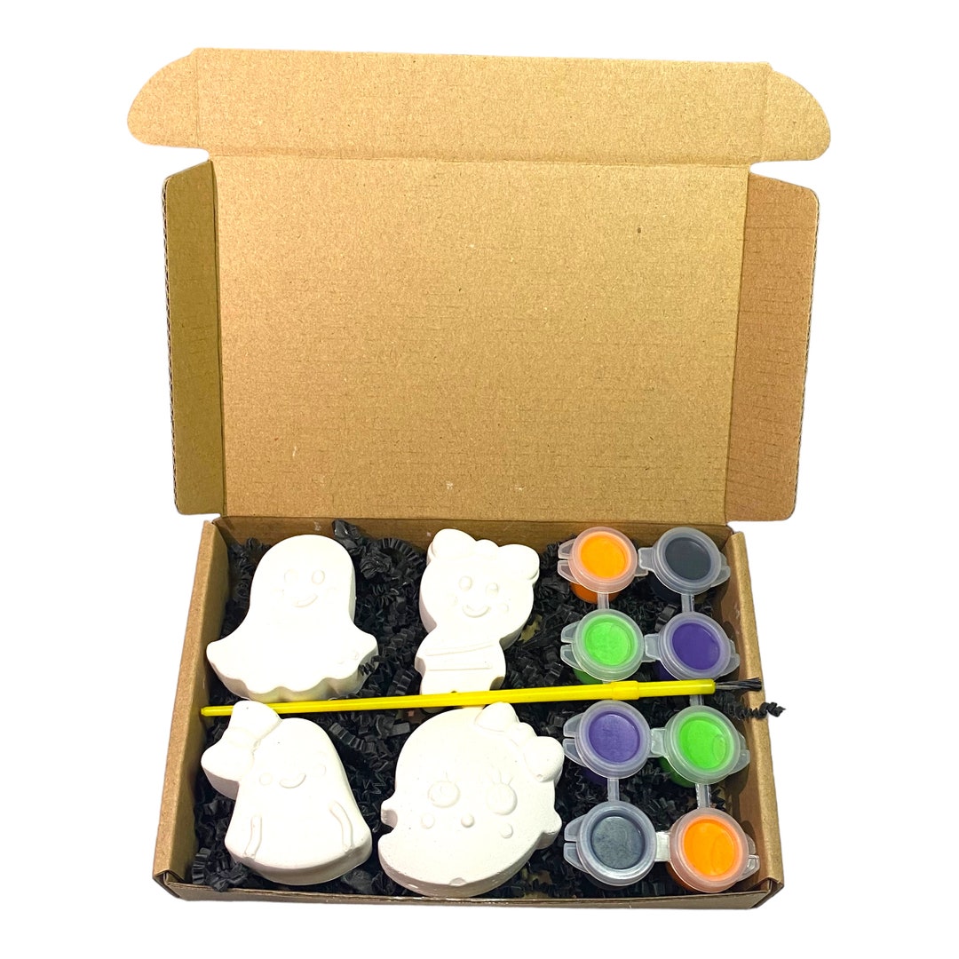 Halloween GHOSTS & BOWS Paint Your Own Magnet Set - Etsy
