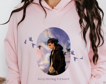 Eren Yeager weiter in Bewegung Hoodie - Attack on Titan Sweatshirt - Anime Fan Geschenk - AOT Surware Corp Pullover - Manga Pullover