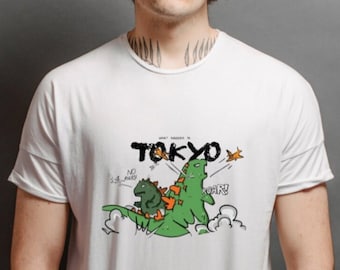 ¡Kaiju Rampage!: camiseta de destrucción inspirada en Godzilla - camiseta de monstruo de película - camiseta de película de cultura pop - camiseta de criatura legendaria japonesa