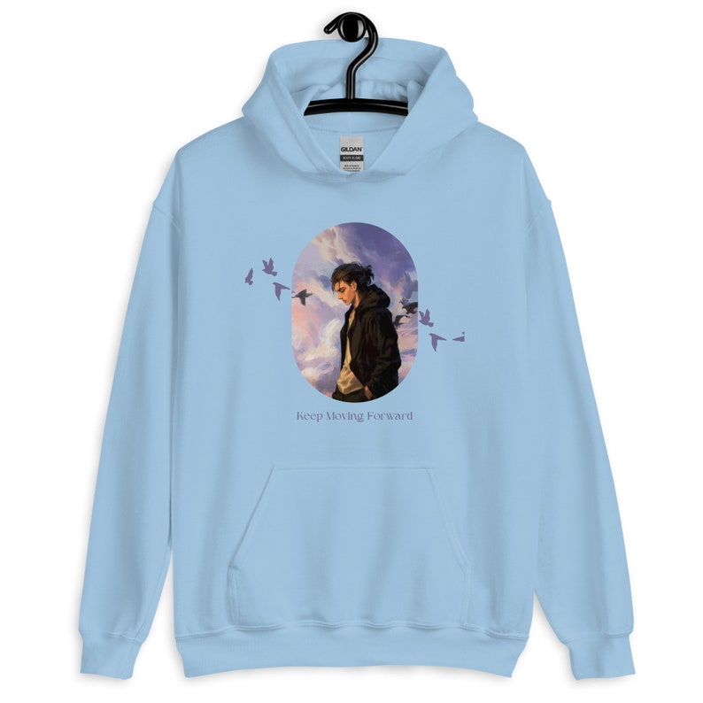 Eren Yeager Keep Moving Forward Hoodie Attack on Titan - Etsy
