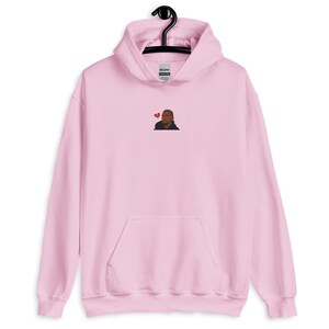 Kanye West Inspired Embroidered Hoodie - Yeezy Vintage Aesthetic Pullover - Chicago Rapper Sweater - 808s and Heartbreak Sweatshirt