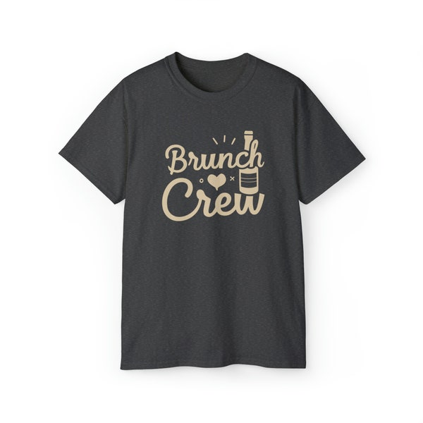 Brunch with Friends T-Shirt - 'Brunch Crew' Design for Her Funny Brunch Shirt