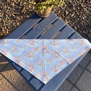 Hippo and Elephant Dog Bandana- house hippo
