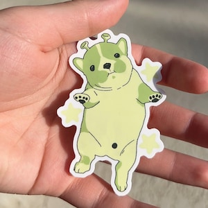 Alien Meep Morp Dog Sticker