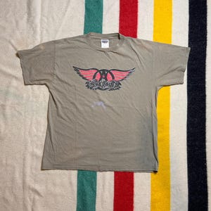 ヴィンテージ エアロスミス ナッシング・キャン・ストップ・ディス・ロック ワールドツアー Tシャツ XL バンド 1998 90年代 タルテックス ダメージ加工