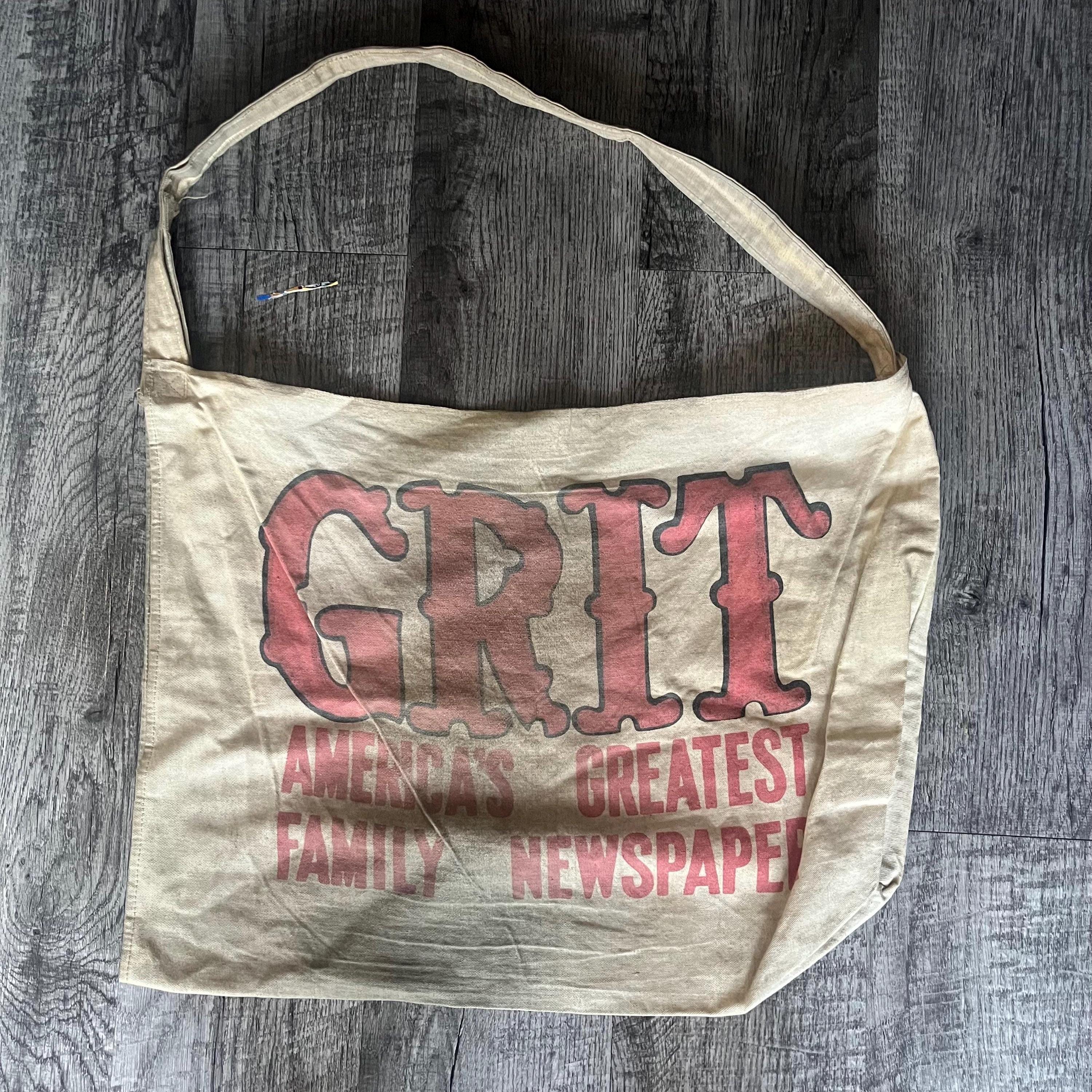 1950´s～OLD 紐調整付き NEWSPAPER BAG