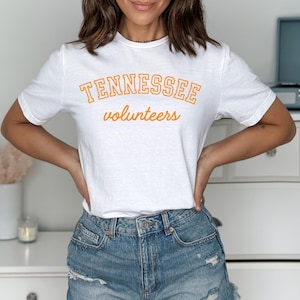 Tennessee Volunteers Softstyle T-Shirt, tn vols shirt, Tennessee football tshirt, tn game day shirt, simple vols shirt, Knoxville tn shirt