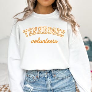 Tennessee Volunteers Crewneck Sweatshirt, Vols pullover, Tennessee football shirt, TN Vols crewneck, Tennessee sweatshirt, vols sweatshirt