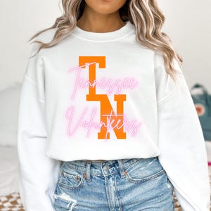 TN Volunteers Crewneck Sweatshirt, Tennessee vols sweatshirt, vols pullover, tn game day sweatshirt, Tennessee football pullover, tn shirt