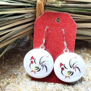 Chicken Earrings Hen Chicks Farm Life Country Girl Jewelry Souvenir Fashion Costume Jewelry Handmade