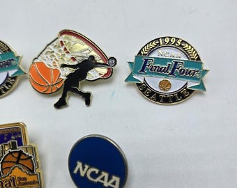 NCAA バスケットボール ラペルピン 7個セット 1995 シアトル 2006 サン