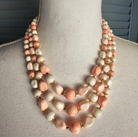 ★関税込★VINTAGE HOLLYWOOD★Summertime Beads Necklace★ ED3D6C62-3670-464A-A39E-